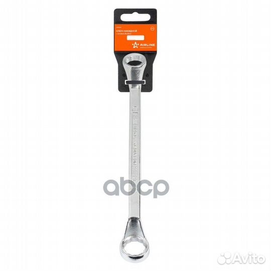 Ключ накидной с изгибом 25х28мм пласт. Подвес A
