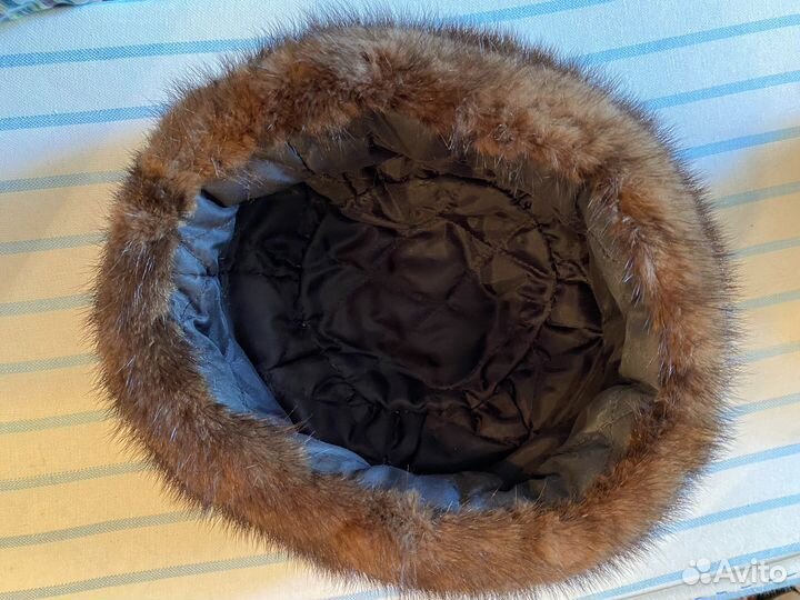 Шапка норковая женская