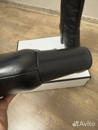 Полусапоги зимние черные 40