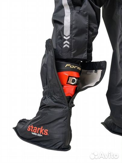 Дождевые бахилы Starks Rain Boots (чёрный) L (44-4
