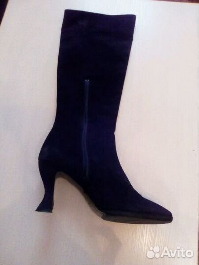 Осенние сапожки. Натур замш. anne klein