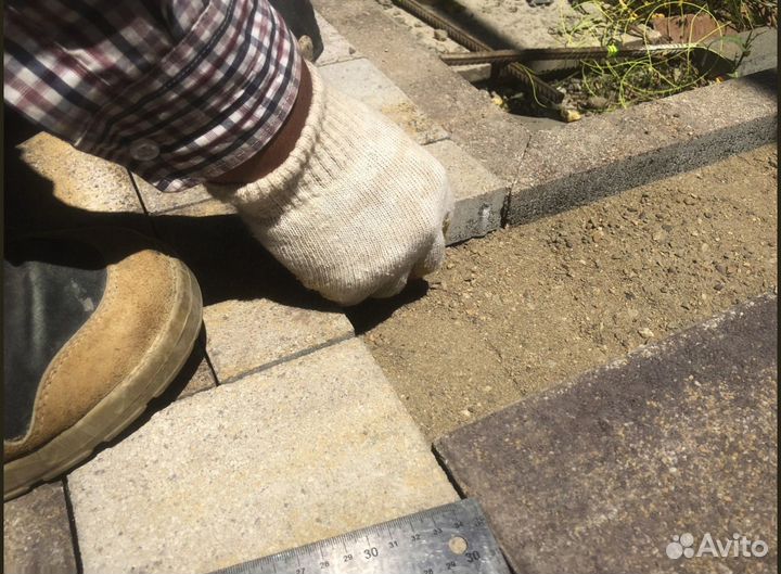 Тротуарная плитка сухопрессованная