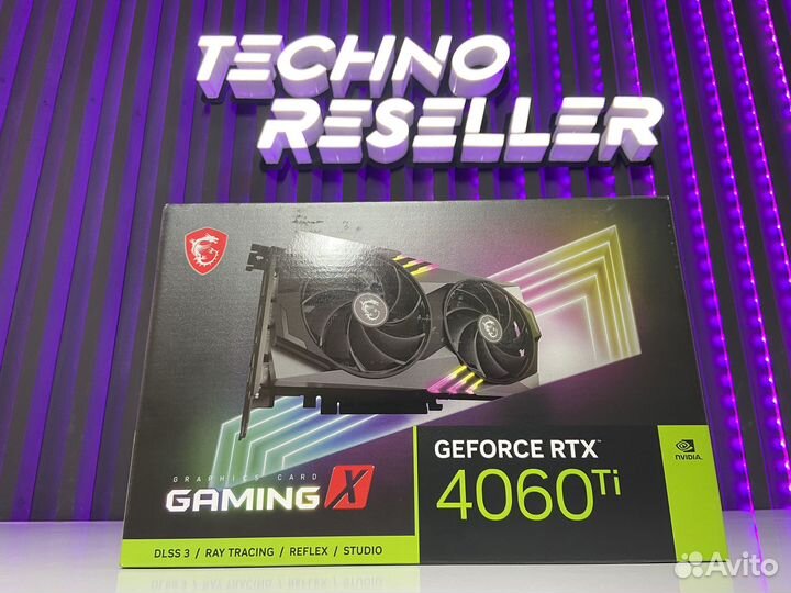 Новая MSI RTX 4060Ti Gaming X 8gb