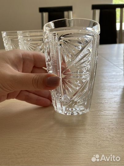 Хрустальные стаканы винтаж