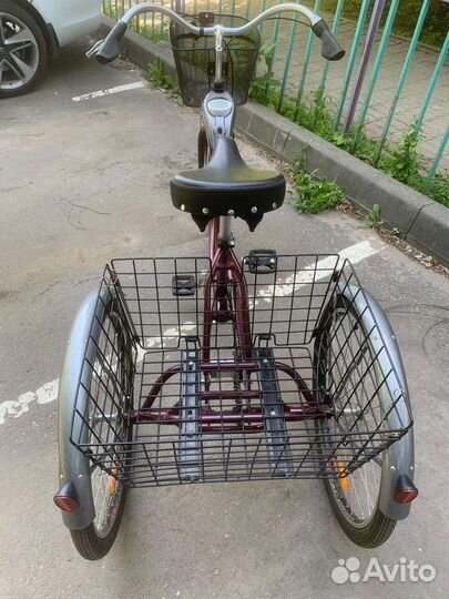 Велосипед грузовой трёхколёсный,Energi Stels