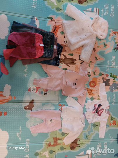 Одежда пакетом на девочку 68