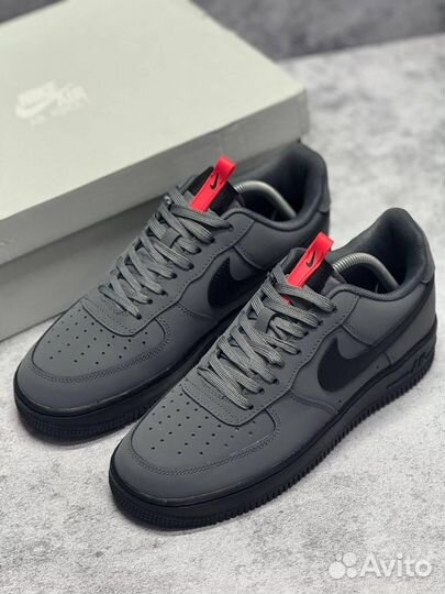 Кроссовки Nike Air Force 1 Grey (Арт.64518)