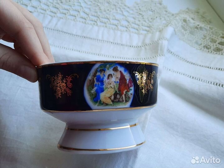 Фарфоровая вазочка для варенья