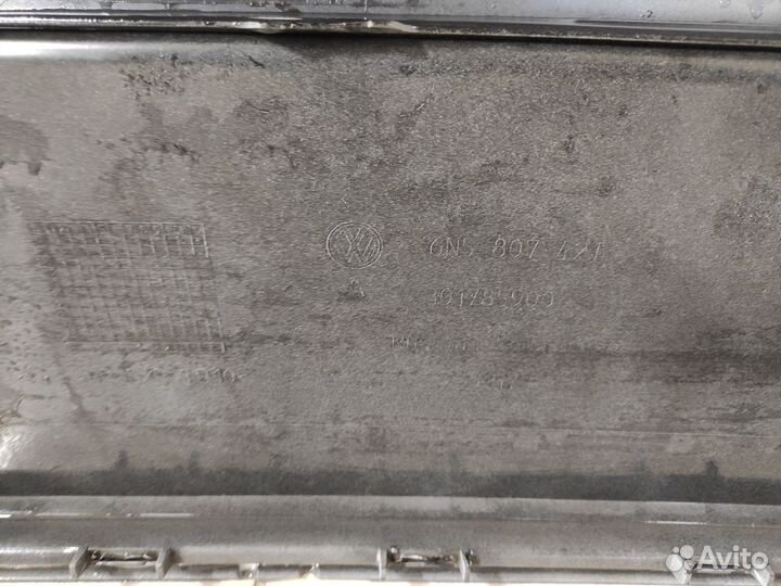 Задний бампер на volkswagen polo лифтбэк