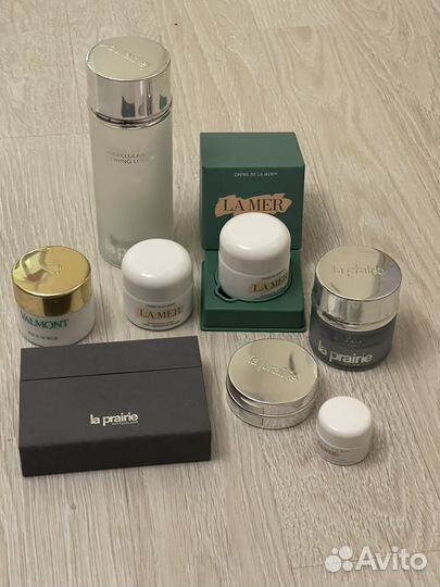 La Prairie упаковка и La Mer банки