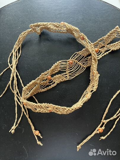 Пояс плетеный