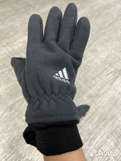 Перчатки Adidas флисовые мужские новые