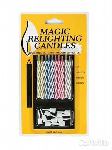 Незадуваемые свечи для торта