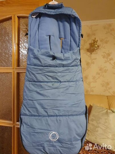 Bugaboo high performance footmuff ice blue