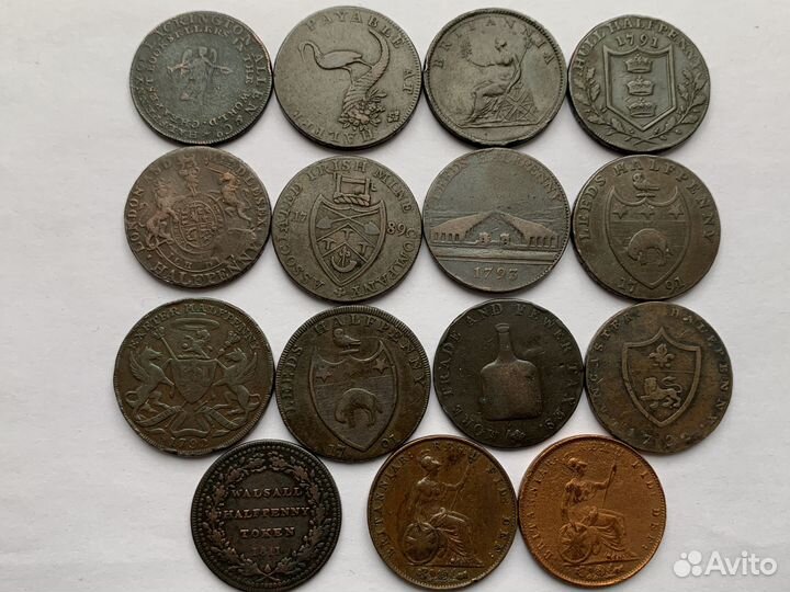 Монеты-7. Старая Англия.Ирландия