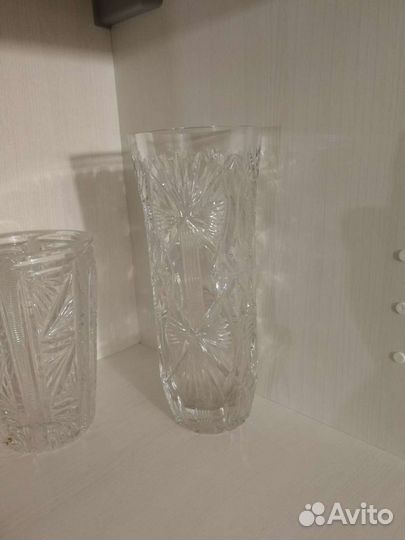 Хрустальная ваза