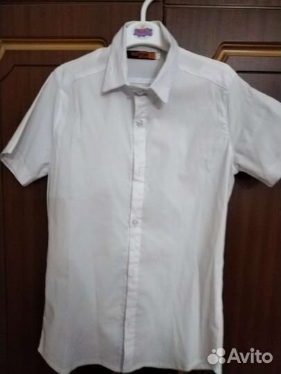 Школьные рубашки с коротким рукавом
