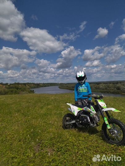 Детский кроссовый мот hasky 110 full crew