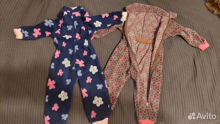 Флисовая поддева (комбинезон) 92-98 см