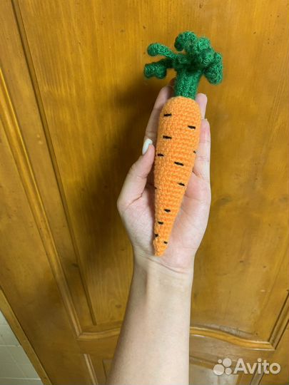 Вязаные овощи и фрукты
