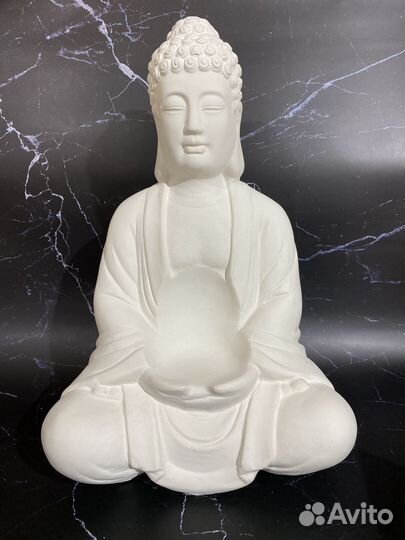 Будда подсвечник гипс 38 см