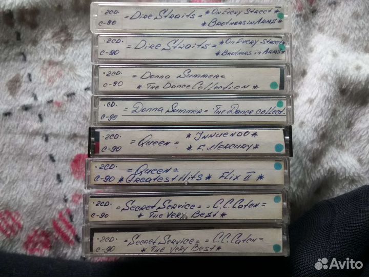 Аудиокассеты лотами и поштучно