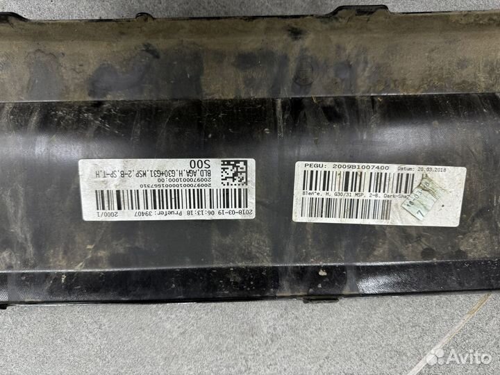 Диффузор на бмв g30 Оригинал