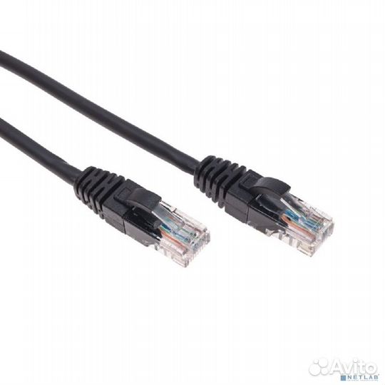 Rexant (02-0292-1) Патч-корд U/UTP, CAT 6, RJ45-RJ45, 26AWG, lszh, черный, 1м