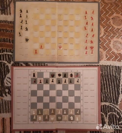 Шахматы СССР. Деревянные и шахматы-книжка