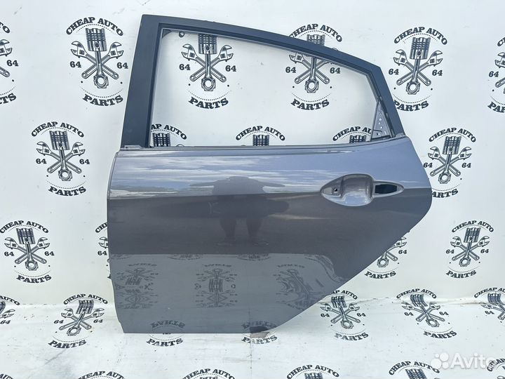 Дверь задняя левая Kia Rio 3 б/у Оригинал Серый