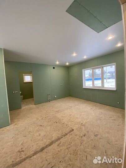 Каркасный дачный дом 60 м