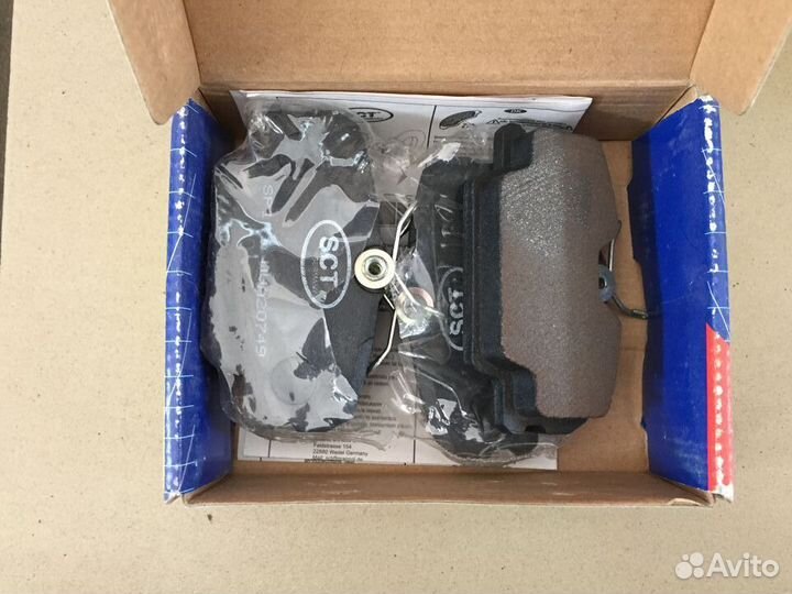 Тормозные колодки SCT BMW E30/mercedes W201/saab