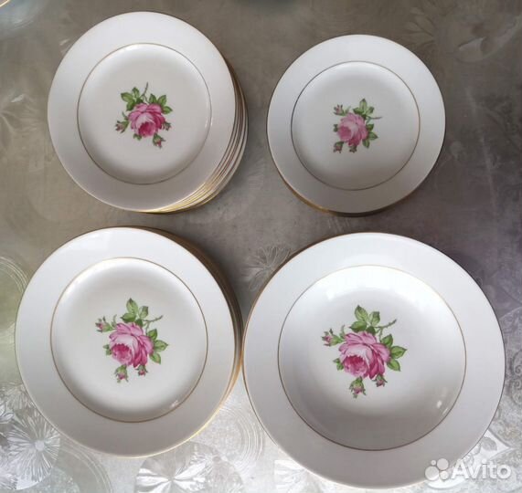 Столовый сервиз Кахла роза Добор поштучно