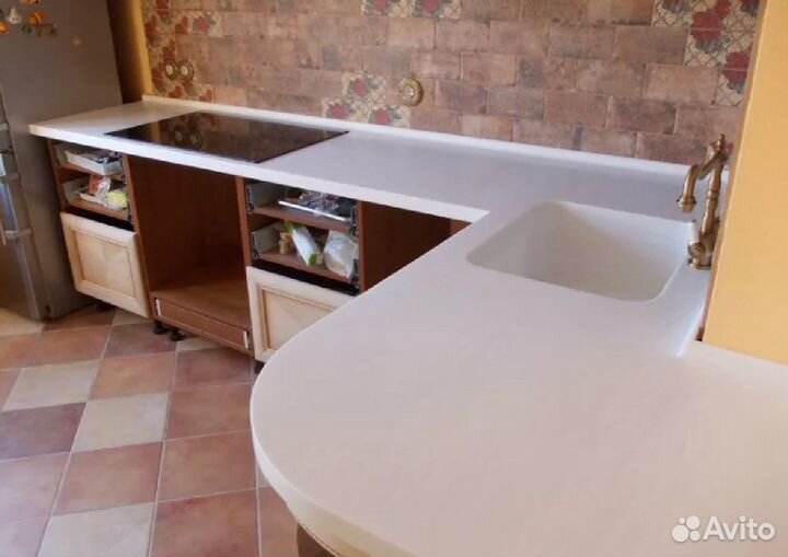 Столешница из искусственного камня/ Для кухни