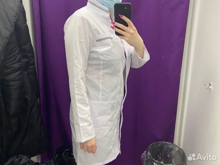 Медицинский халат женский размер 48/L