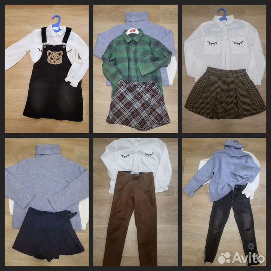 Вещи Zara, Mango, Benetton, HM 122-128 размер