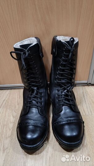 Берцы кожаные мужские зимние 45 р