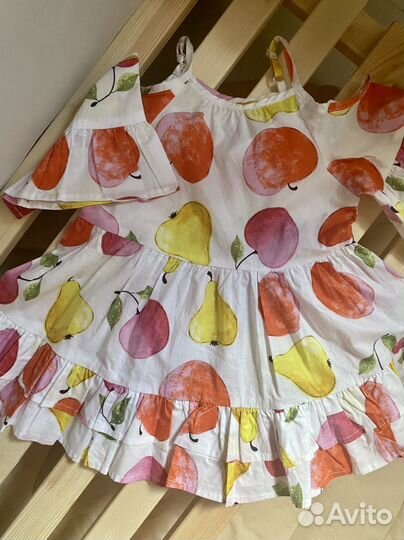 Летняя одежда для девочек 74 80 86 92 98 hm ca