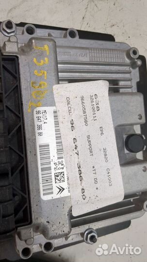 Блок управления двигателем Peugeot 308, 2008