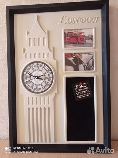 Доска-мемо Биг-Бен с часами