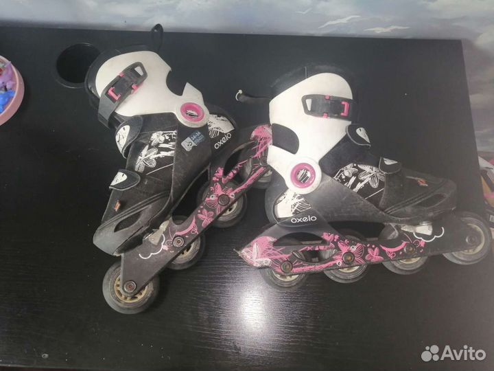 Роликовые коньки детские раздвижные 34-36