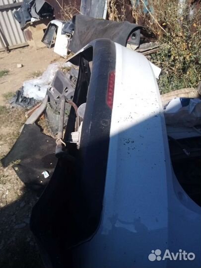 Губа заднего бампера vesta