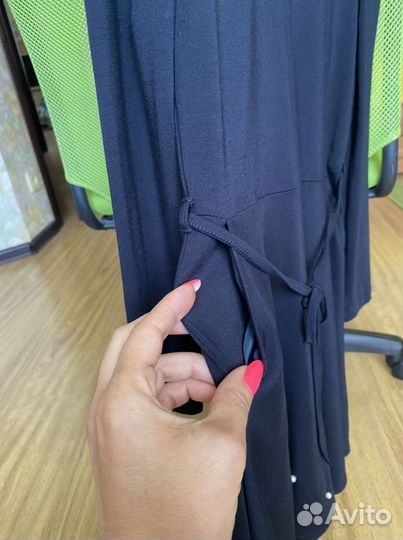 Школьное синее платье