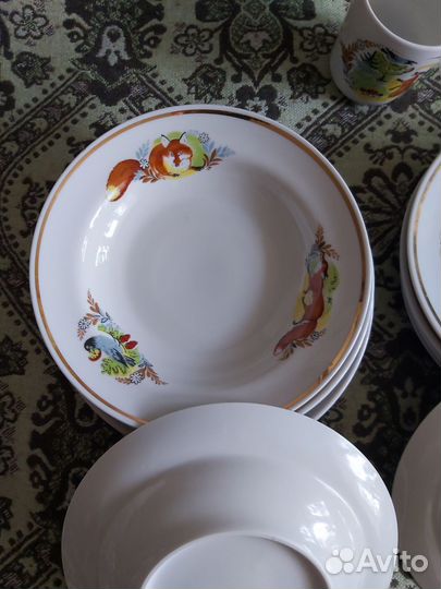 Набор детской посуды СССР