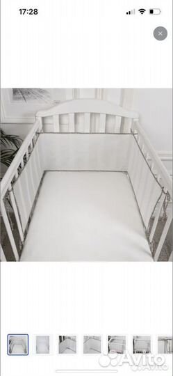 Бортики в детскую кроватку новые