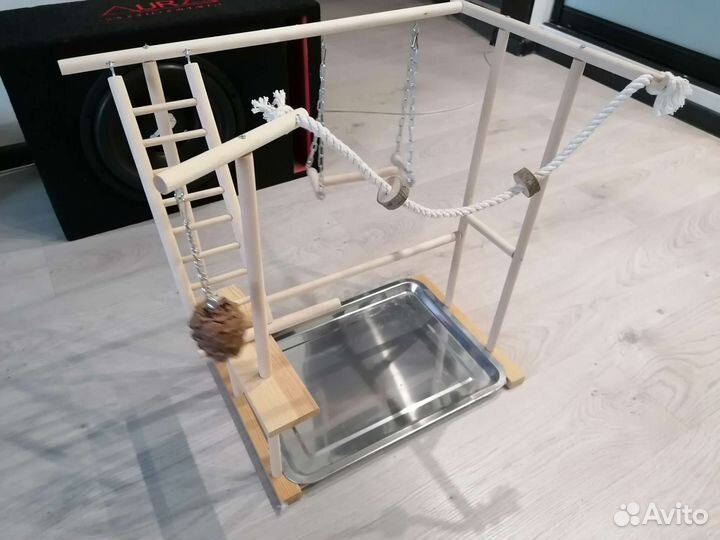 Игровая площадка для попугаев, новая