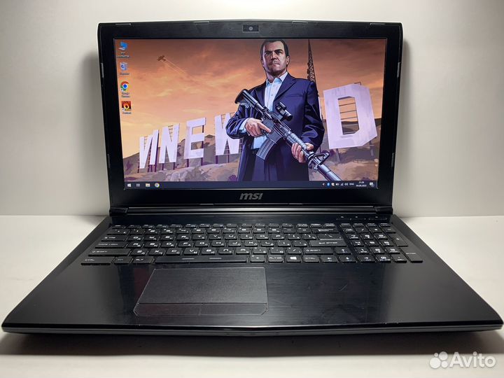 Игровой ноутбук MSI i3/8gb/2видеокарты/M.2