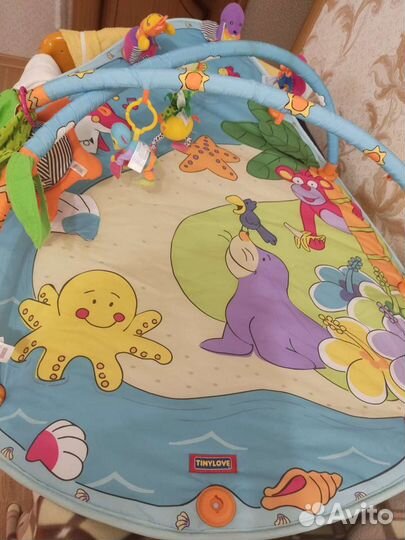 Огромный развивающий коврик tiny love