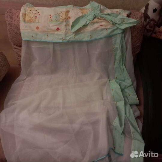 Балдахин в детскую кроватку с держателем