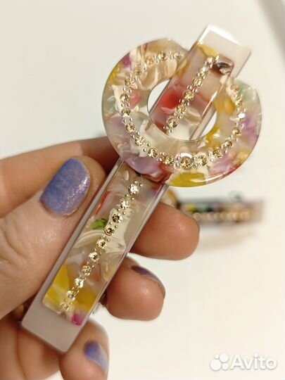 Заколка из ацетата Классна